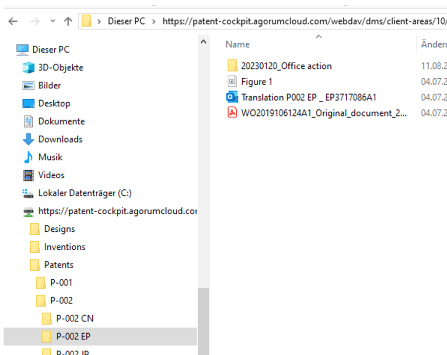 Accessible via Windows Explorer