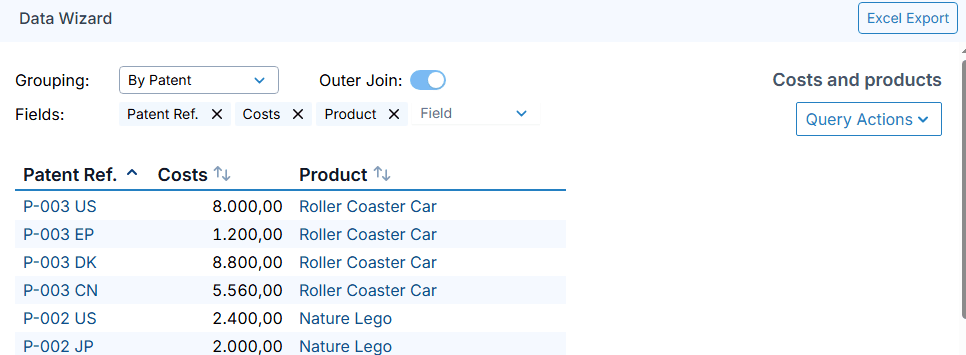 Export to Excel